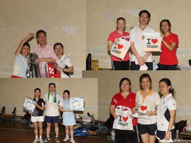 我院举办首届教职工羽毛球比赛 