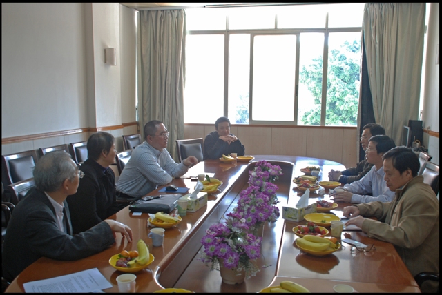 湖南大学化学化工学院同仁来我院访问交流 